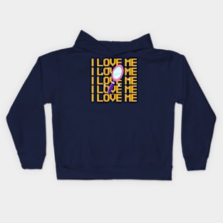 I Love Me Single on Valentine's Day Kids Hoodie